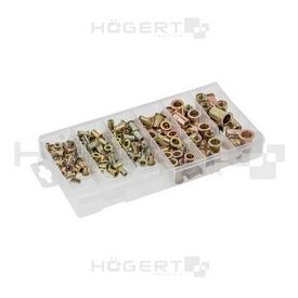 150 darabos szegecsanya készlet