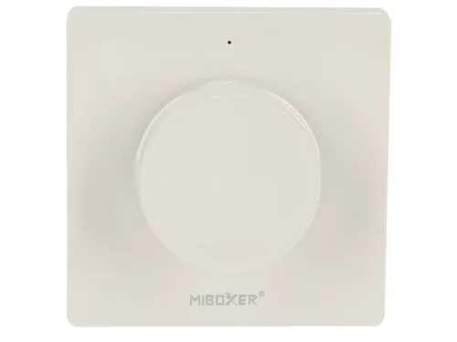 Mi-Light -K1W - Fali LED fényerőszabályzó, forgatógombos, fehér