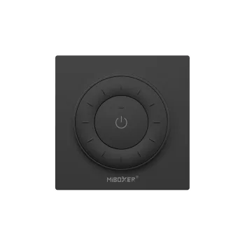   Mi-light - K3B - Dimmer, Fali LED szalag fényerő és színhőmérséklet szabályzó panel (CCT): elemes - fekete