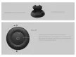 Mi-Light  - K3S-B -Dimmer, Fali LED szalag fényerő és színhőmérséklet szabályzó panel (CCT): elemes - fekete