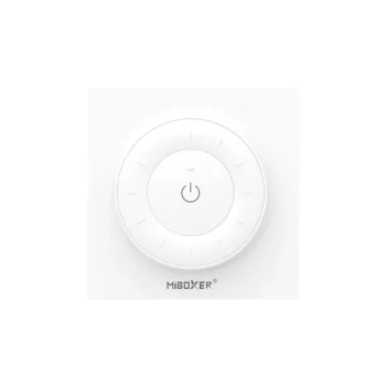   Mi-light - K3W - Dimmer, Fali LED szalag fényerő és színhőmérséklet szabályzó panel (CCT): elemes - fehér
