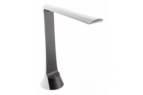 LED asztali lámpa FLOWER 4W, 240lm, DC 5V, 1A, 4000K, akkumulátor 1800MAh, Ra>80, fekete/fehér