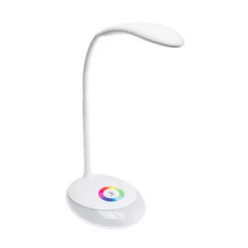   Íróasztali lámpa GALACTIC LED, 3W, 120lm, 5V DC, 4000K, RGB, dimmelhető, USB töltés, fehér színű lámpatest