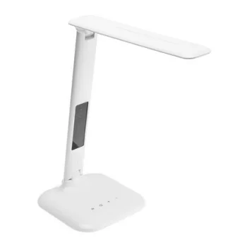   LED asztali lámpa GALACTIC 5W, 240lm, AC220-240V, 50/60Hz, változtatható színek (3000K, 4000K, 6000K) naptár, óra, hőmérő, fehér színű lámpatest