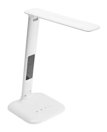 LED asztali lámpa GALACTIC 5W, 240lm, AC220-240V, 50/60Hz, változtatható színek (3000K, 4000K, 6000K) naptár, óra, hőmérő, fehér színű lámpatest