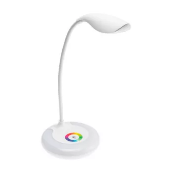   Íróasztali lámpa GALACTIC LED, 5W, 240lm, 5V DC, 4000K, RGB, dimmelhető USB töltés, fehér színű lámpatest