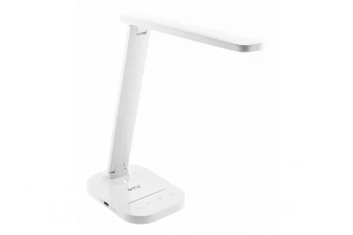 LED asztali lámpa GALE 8W, 550lm, AC220-240V, 5-CCT, 10 fokozatú fényerőszabályozás, PF>0,5,RA>80, fehér színű