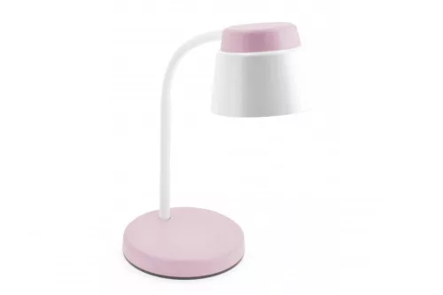 LED asztali lámpa HELIN 6W, 350lm, AC220-240V, 3-CCT, PF> 0,5, RA>80, rózsaszínű