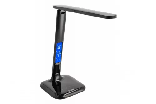 LED asztali lámpa LINEAR 7W, 420lm,mAC220-240V, 3-CCT, 5 fokozatú fényerőszabályozás ,PF>0,5,RA>80, fekete