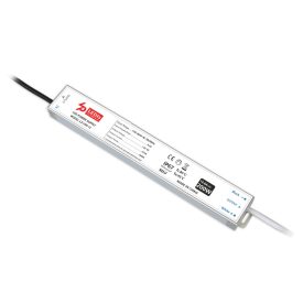   Ledis Alumínium házas Tápegység, 200W 12V, 16,6A, IP67, 332X40X22 mm