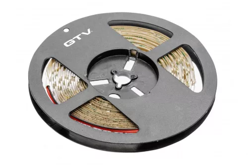 LED szalag FLASH 3528, 120 LED/m, 3000K, 4,8 W/m, 300 lm/m, 12VDC, IP20, 8 mm, tekercs 50 m