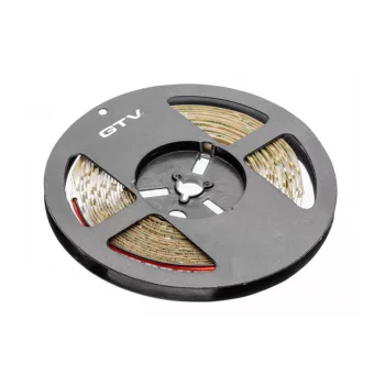   LED szalag FLASH 3528, 120 LED/m, 6500K, 4,8 W/m, 300 lm/m, 12VDC, IP20, 8 mm, tekercs 50 m