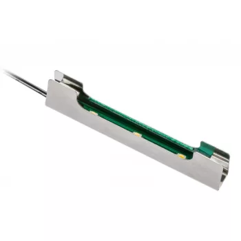   LED klipsz polcokhoz 0,24W, 12V DC, 6400K, 12 lm, IP20, fémház, 2 m kábel miniAMP-mal, 2 m-es kábel miniAMP-mal