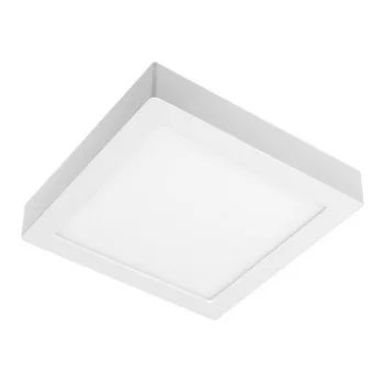   LED-es  BOLERO, 18W, 1600lm, AC175-250V, 50/60 Hz, PF>0,5, RA>80, IP40, fényszög 120°, négyzet alakú, felszíni/beépített + TRI COLOUR 6 in 1