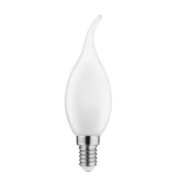 GTV LED fényforrás, E14, 4W,  3000K, 300lm, gyertyaláng