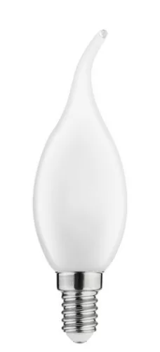 GTV LED fényforrás, E14, 4W,  3000K, 300lm, gyertyaláng