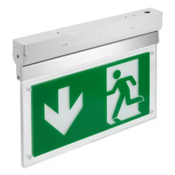   LED-es vészvilágítás CORSO-3 3W, 300 lm, AC220-240V, 50-60Hz, IP20, 1h, 6400K, karbantartott, tesztgomb, 3 órás üzemidő