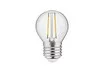 LED fényforrás 2W, G45, E27, 3000K FILAMENT, AC220-240V, sugárzási szög 360°, 200lm, 22 mA