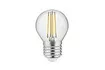 LED fényforrás 4W, G45, E27, 3000K FILAMENT, AC220-240V, sugárzási szög 360°, 400lm, 35 mA
