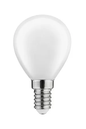 LED fényforrás 4W, G45, E14, 3000K MILKY FILAMENT, AC220-240V, sugárzási szög 360°, 400 lm, 35mA