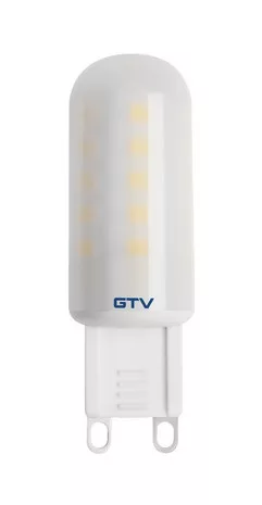LED fényforrás 4W, G9, 4000K, AC220-240V, sugárzási szög 360°, 300 lm, 43 mA