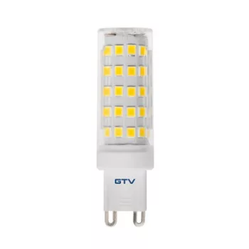   LED fényforrás 7W, G9, 3000K, SMD 2835, AC220-240V, sugárzási szög 360°, 560lm, 61mA