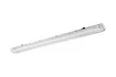 Por-Páramentes lámpa, beépített fénycsővel, 2xT8 LED 18W, 3600lm, AC220-240V, 50/60Hz, IP65, ABS/PS, 120 cm, szürke