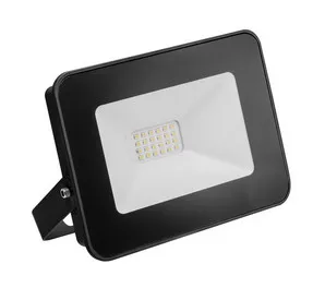 LED-es reflektor iLUX, 20W, 1600lm, 6000K, AC220-240V, 50/60 Hz, PF>0,5, RA>80, IP65, 120°, fekete keret