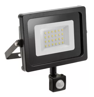 LED-es reflektor iNEXT mozgásérzékelővel 10W 800lm, PF>0,9, RA>80, IP65, 120°, 6400K, fekete színű