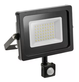 LED-es reflektor iNEXT mozgásérzékelővel 20W 1600lm, PF>0,9, RA>80, IP65, 120°, 6400K, fekete