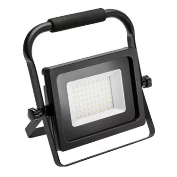   LED reflektor iNEXT (hordozható) 30W 2400lm, PF>0,9, RA>80, IP65, 120°, 6400K, fekete, 6400K