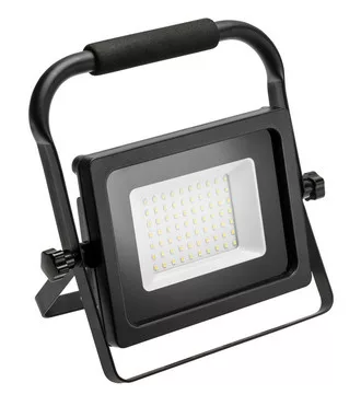 LED-es reflektor iNEXT (hordozható) 50W 4000lm, PF>0,9, RA>80, IP65, 120°, 6400K, fekete