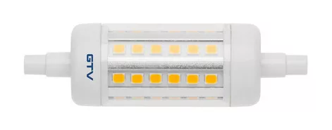 LED fényforrás 6W, R7s, J78, 4000K, AC220-240V, 360°, 600lm, 52mA