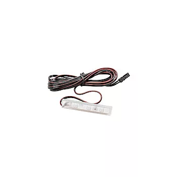   LED klipsz polcokhoz 0,24W, 12V DC, 4000K, 11 lm, IP20, műanyag ház, 2 m kábel miniAMP-mal, 2 m-es kábel miniAMP-mal