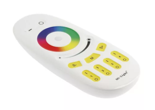 LED 4 zónás RF távirányító RGBW, hatótávolság max. 30 m, IP20, akkumulátor 2x AAA 1,5V