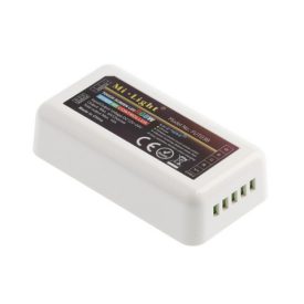   LED 4 zónás RGBW vezérlő, 12-24VDC, max. 180W/12V, max. 360W/24V, 6A&csatorna, IP20 (IR távirányítóval működik)