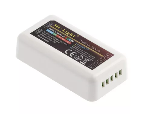 LED 4 zónás RGBW vezérlő, 12-24VDC, max. 180W/12V, max. 360W/24V, 6A&csatorna, IP20 (IR távirányítóval működik)