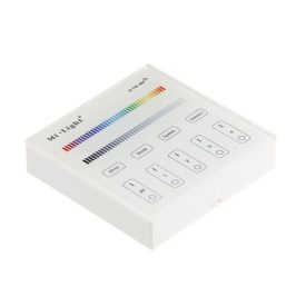   LED Akkumulátoros 4 zónás RGBW érintőképernyő, hatótávolság max. 30 m, IP20, akkumulátor 2x AAA 1,5V