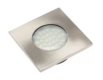 3 darabos szögletes LED-es süllyesztett lámpatest MARBELLA 3528SMD, 3x1,5W, 27 dióda, 230VAC, 2700K