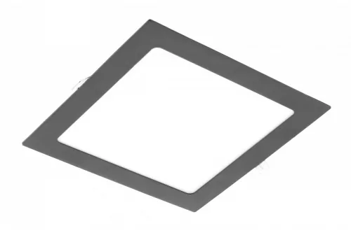 MATIS PLUS 4000K, 7W, 560lm, AC220-240V, 50/60Hz, fényszög 120°, IP20, süllyesztett, LED PANEL KOCKA, Fekete