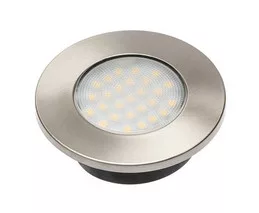 3 db LED-es kerek, süllyesztett lámpatest BARRI 3528SMD, 3x1,5W, 27 dióda, 230VAC, 2700K, 2700K, 2700K
