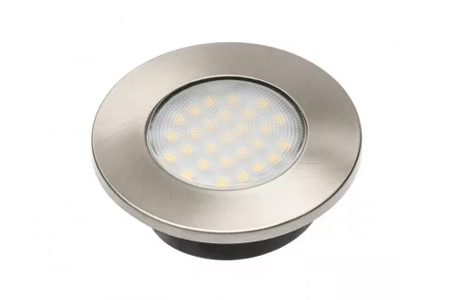 3 db LED-es kerek, süllyesztett lámpatest BARRI 3528SMD, 3x1,5W, 27 dióda, 230VAC, 6400K, 6400K, 6400K