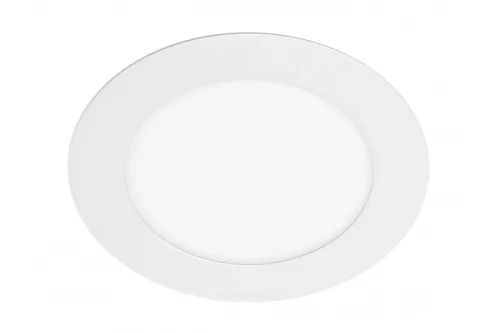 ORIS PLUS 3000K, 7W, 560lm, AC220-240V, 50/60Hz, 120°-os fényszög, IP44, süllyesztett LED PANEL KEREK