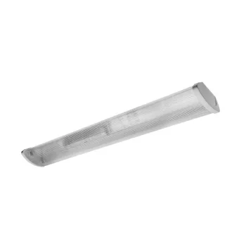   Fali/mennyezeti lámpatest Zefir-LED 2x60cm, T8 LED, G13, AC220-240V, IP40, ABS/PC, 1 oldalról működtetett LED csövekhez, átlátszó szórófejjel