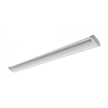   Fali/mennyezeti lámpatest Zefir-LED 2x120cm, T8 LED, G13, AC220-240V, IP40, ABS/PC, 1 oldalról működtetett LED csövekhez, tejes diffúzorral