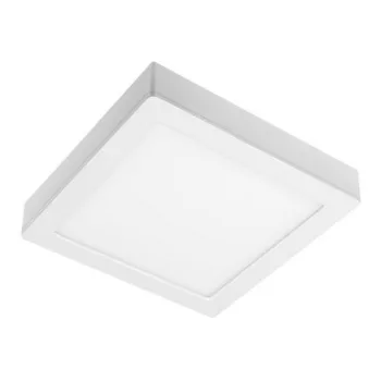   LED-es lámpa SAMBA, 20W, 1600lm, AC175-250V, 50/60 Hz, PF>0,9, RA>80, IP40, 120°, 4000K, négyzet alakú, felszíni/beépített 2 az 1-ben.