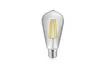 LED fényforrás 6W, ST64, E27, 3000K, FILAMENT, AC220-240V/ 50-60Hz, RA>80, 360°, 600 lm