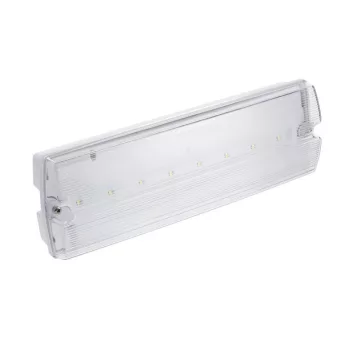   LED-es vészvilágítás TERNO-1, 3W, 250 lm, AC220-240V, 50-60Hz, IP65, 1h, 6400K, karbantartott, tesztgomb, 1 óra