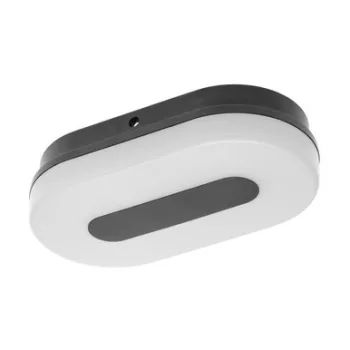   GTV LED lámpa, 10W, 4000K, 750lm, IP65, 120 °, ovális, 205x115x50mm, TWIST