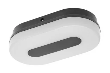 GTV LED lámpa, 10W, 4000K, 750lm, IP65, 120 °, ovális, 205x115x50mm, TWIST
